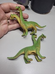 Mixed lot of (5) Hard Plastic Dragons Fantasy Dungeons & Dragons 2 Headed Hydra