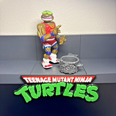 1991 Vintage TMNT Slam Dunkin’ Don Near Complete Figure Teenage Mutant Turtles
