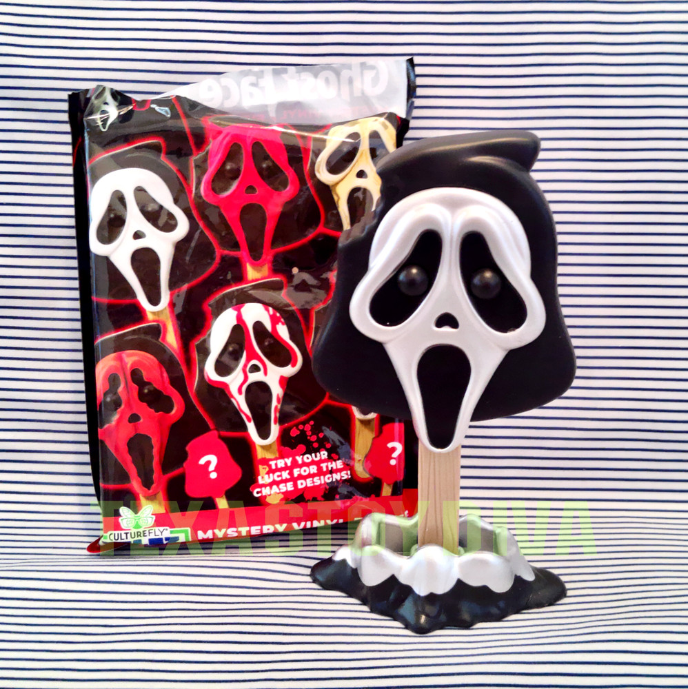 Culturefly Meltz Scream Ghost Face Chrome Mask Vinyl Ice Cream Bar —READ—