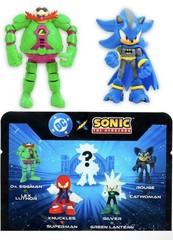 x DC Comics Mini Figure Set – Bundle with 2 Blind Bags with Mini Sonic Superhero