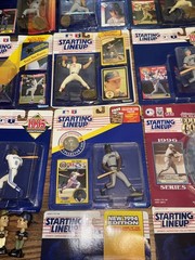 Huge Lot MLB Kenner Starting lineup SLU Nolan Ryan Bonds Clemente Collection