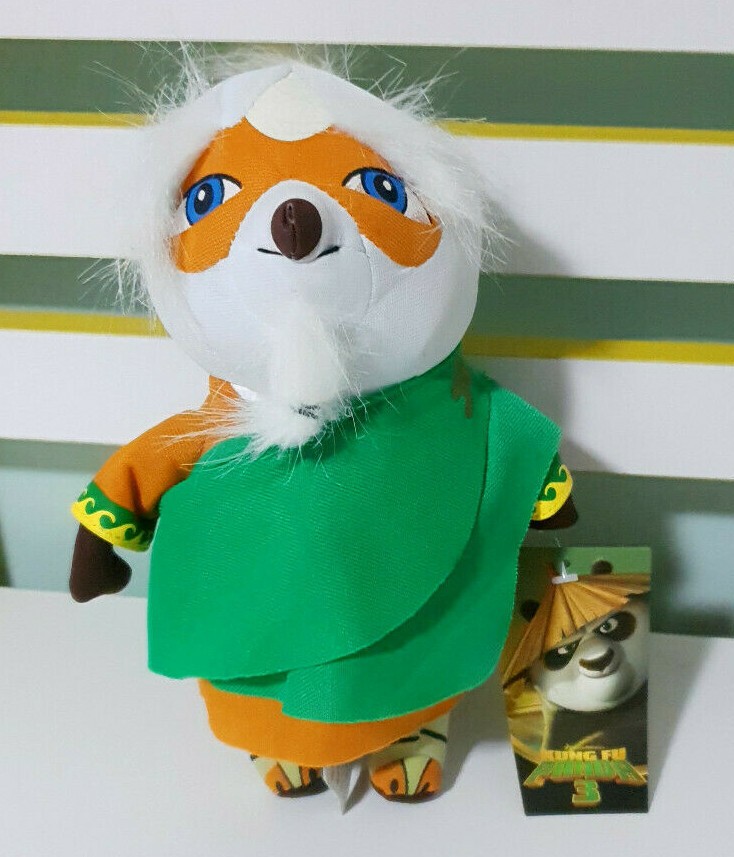 Kung Fu Panda 3 Master Shifu Plush Toy w/ Swing Tag 21cm Tall!