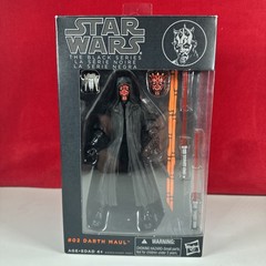 Star Wars Black Series 6” #02 Darth Maul TRI-LOGO Complete w/Custom Cape & Stand