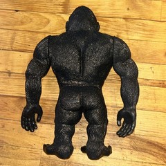 RARE VINTAGE 10″ KING KONG MADE IN CHINA Rubber Action Figure D2