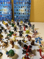 HUGE Vintage 200 Digimon Figure Lot ~ Official Bandai Toy Collection
