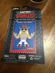 Micro Brawlers Jeff Jarrett “Double J” Action Figure Wrestling 3+ Card
