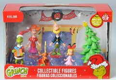 Dr Seuss The Grinch 6 Piece Collectible Figurine Set 2023 A19984 NEW in Box XMAS