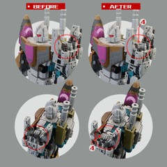 in stock! Filler Left Arm Cover Upgrade Kit For Magic Square MS-TOYS Bruticus