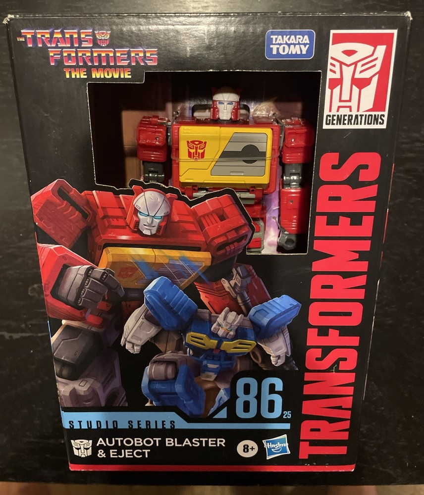 Hasbro Transformers Studio Series Autobot Blaster and Eject 86-25