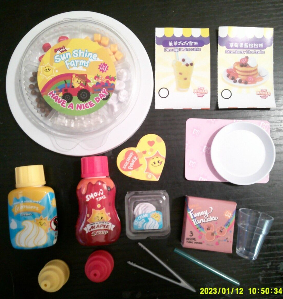 NEW Toy maker show make it mini food STRAWBERRY SHORTCAKE & PINEAPPLE SMOOTHIE