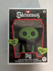 Skelanimals Series 1 KIT The Cat Figure Glow In The Dark