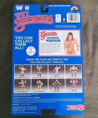 TARGET WWE WWF LJN BLUE CARD ULTIMATE WARRIOR ACTION FIGURE NEW