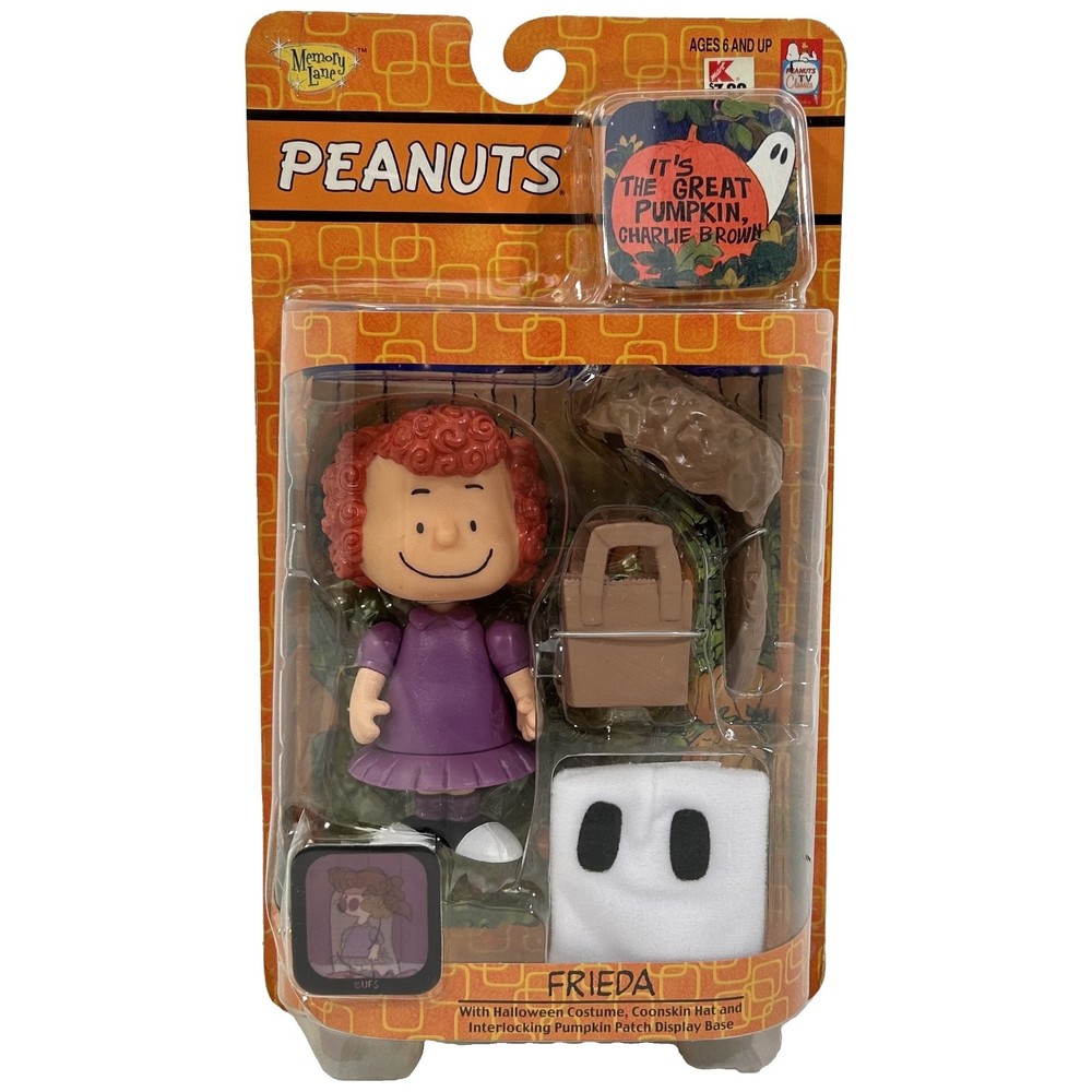 Peanuts It’s The Great Pumpkin Charlie Brown Frieda Figure Memory Lane Sealed