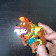 Vintage Playmates Toxic Crusaders 1991 Junkyard Dog Action Figure Free Ship!