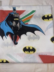 Lot Of (2) Vintage Batman & Joker 1980s Twin Size Blankets (1989) DC Comics