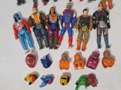 VTG-80’S-KENNER-M.A.S.K.BULLDOG SEMI TRUCK-W/BORIS BUSHKIN/BOX & 17 FIGURES-LOT