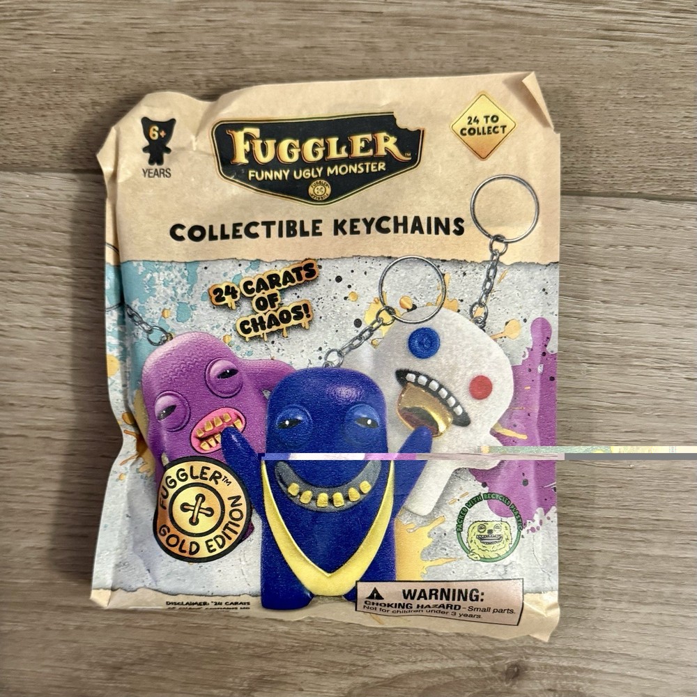 Fuggler Funny Ugly Monster Gold Edition Keychain Blind Bag Random Character