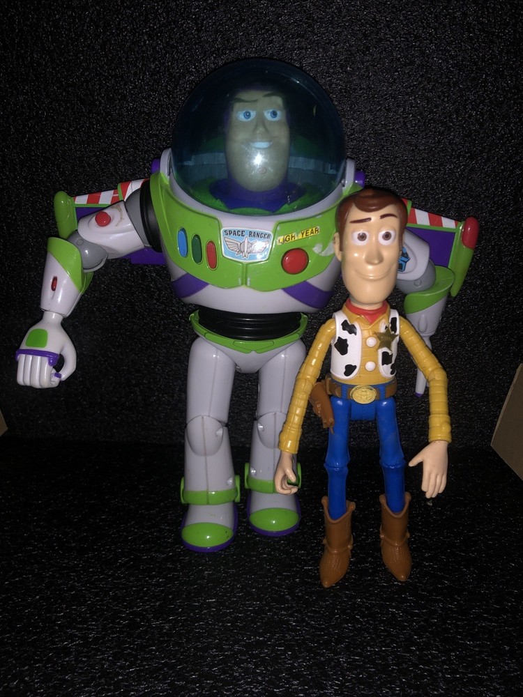 Buzz Light year And Wood Toys Lights And Sounds