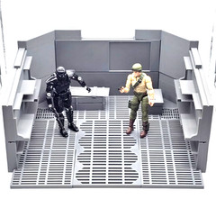 Control Center Command Room 6″ Figure Playset Collapsible 1:12 Diorama
