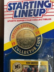 Kenner Ken Griffey Jr. Starting Lineup 1991 Edition Baseball Figure MLB