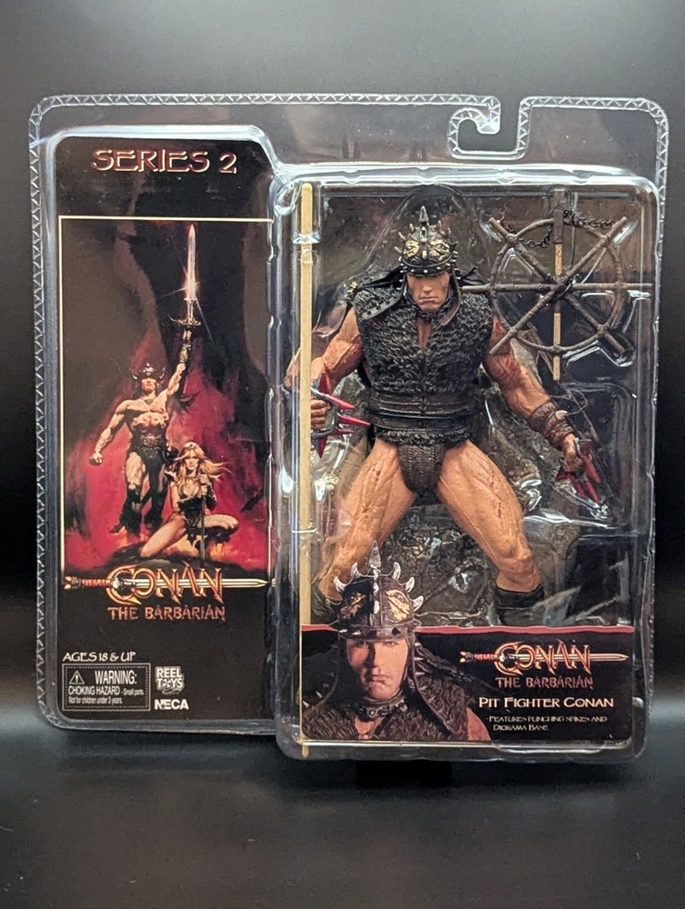 Conan The Barbarian Pit Fighter Figure NECA Reel Toys Series 2 2008 NEW