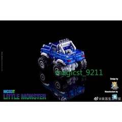 DR.WU Little Monster Action Figure TOY 8CM MC03T Wheelie Trucks Robots PVC/ABS