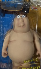 Family Guy Series 2 Peter Griffin In the Buff Action Figure Mezco New In Box