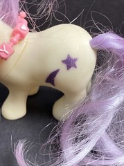 My Little Pony Vintage Unicorn Baby Glory Necklace Brush Diaper Bottle Lot 1984