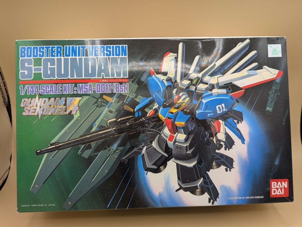 Bandai 1/144 Booster Unit Version S-Gundam Sentinel 4 Plastic Model Kit