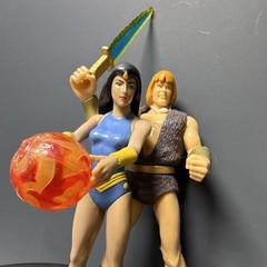 Toynami Thundarr the Barbarian & Ariel Loose Figure Lot Complete Sword Variant