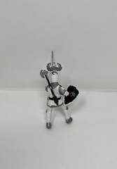 PAPO Toys – White, Black and Silver Knight 2002 – Medieval Figurine