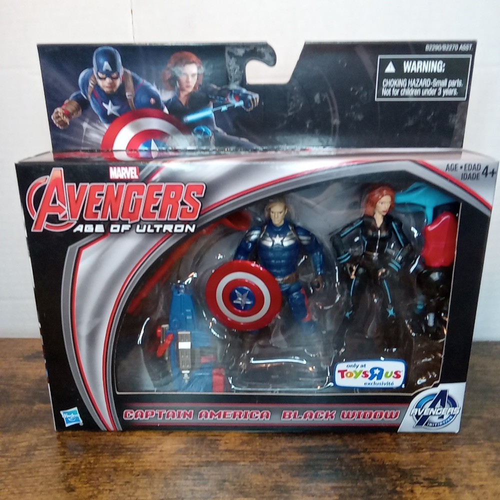 Marvel Avengers Age of Ultron Captain America Black Widow – Toys R Us Exclusive