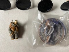 Star Wars Miniatures Figures Tabletop Role Playing Game Lot of 14 & Ewok Charm
