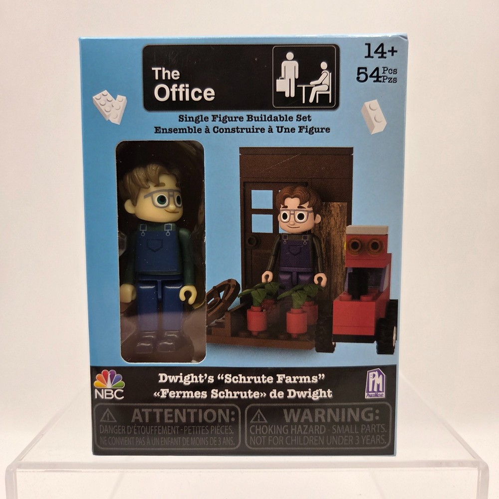 * NEW in box * THE OFFICE – Dwight’s Schrute Farms Single Figure Buildable Set