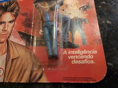 1993 Macgyver Figure Glasslite Brazil NEW NIB ULTRA RARE PLEASE READ