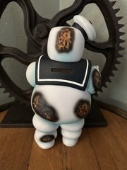 11″ Ghostbusters Stay Puft Burnt Marshmallow Man Piggy Bank Diamond Select Toys