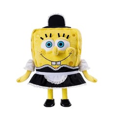 X11 Space Spongebob Squarepants Waiter Theme Dress-up Plush Doll 30cm Sealed
