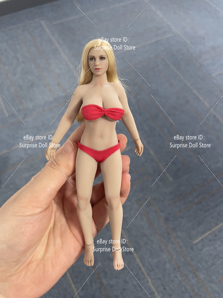 TBLeague 1/12 T05B Female Flexible Suntan Mid Bust Seamless Body W/Head 6″Figure