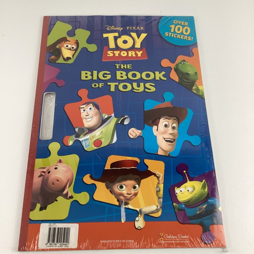 Disney Pixar Toy Story The Big Book of Toys Coloring Activity Book Stickers New