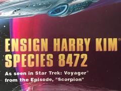 1998 Playmates Star Trek Voyager Ensign Harry Kim Species 8472 Figure NIB