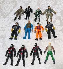 12 Soldier Ninja Men Figurine LOT Chap Mei and more