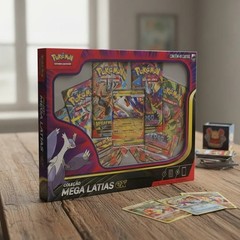 Pokemon Mega Latias EX Collection Box Set 49 Cards Brazilian Game Sealed
