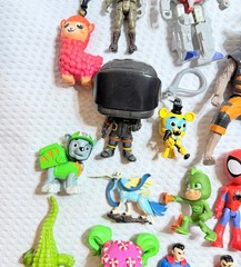 Mixed Toy Lot – Anime, Superheroes, Funko, FNAF, Dinosaurs, Accessories – 50 pcs