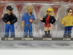 Set Of 3 Micro Icons Bikers Series 1 .All have magnetic feet 2000-2009 Original