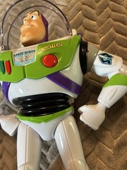 Buzz Lightyear Talking Figure Thinkway Disney Pixar Wings Pop Open
