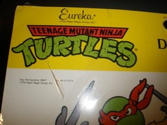RARE NEW Vintage 1989 Teenage Mutant Ninja Turtles Eureka 8 Piece Decorating Kit