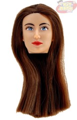 FemBasix CG Cy Girl Lia Female Head Brown Hair Tan Skin 1:6 (TBD18g0)