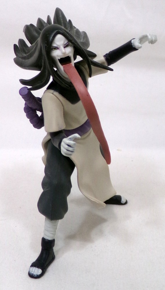 2007 Mattel Shonen Jump Naruto Orochimaru Slash Attack 5″ Figure Incomplete