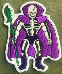 MASTERS of the UNIVERSE embroidered figure patch SCARE GLOW action revolution