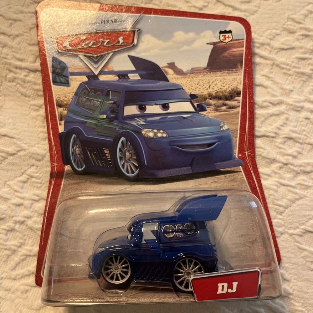 Disney Pixar Cars DJ Die-Cast Vehicle Blue Supercharged Sealed New